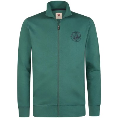 блуза,мъжки,пуловери,petrol,industries,m,3060,swc865,full,zip,sweatshirt,green,(teal,green)