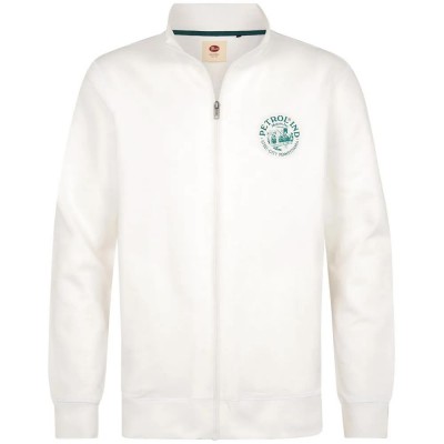 блуза,мъжки,пуловери,petrol,industries,m,3060,swc865,full,zip,sweatshirt,white,(white,frost)