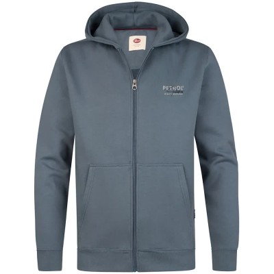 блуза,мъжки,пуловери,petrol,industries,m,3060,swh329,full,zip,sweatshirt,blue,(storm,blue)