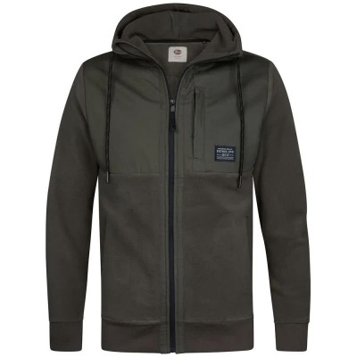 блуза,мъжки,пуловери,petrol,industries,m,3060,swh331,full,zip,sweatshirt,green,(beluga)
