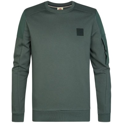блуза,мъжки,пуловери,petrol,industries,m,3060,swr322,sweatshirt,green,(steel,green)