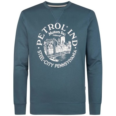 блуза,мъжки,пуловери,petrol,industries,m,3060,swr864,sweatshirt,blue,(storm,blue)