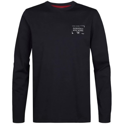 тениска,мъжки,тениски,дамски,тениски,petrol,industries,m,3060,tlr615,long,sleeve,t,shirt,black,(royal,navy)