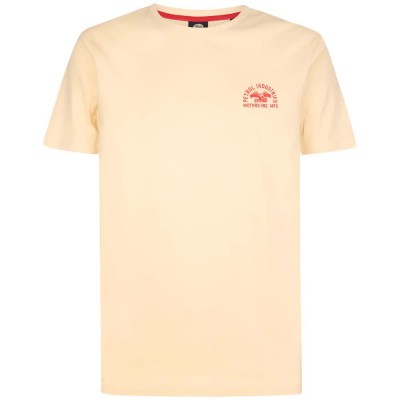 тениска,мъжки,тениски,дамски,тениски,petrol,industries,m,3060,tsr228,short,sleeve,t,shirt,beige,(stone,white)