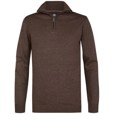 блуза,мъжки,пуловери,дамски,пуловери,petrol,industries,m,ros,kwc202,sweater,brown,(cedar,brown)