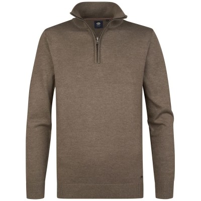 блуза,мъжки,пуловери,дамски,пуловери,petrol,industries,m,ros,kwc202,sweater,brown,(mossy,stone)