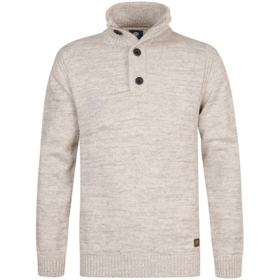 блуза,мъжки,пуловери,дамски,пуловери,petrol,industries,m,ros,kwc206,sweater,beige,(antique,white,melee)