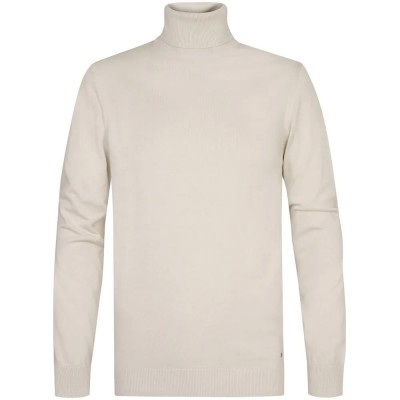 блуза,мъжки,пуловери,дамски,пуловери,petrol,industries,m,ros,kwc260,high,neck,sweater,beige,(antique,white,melee)