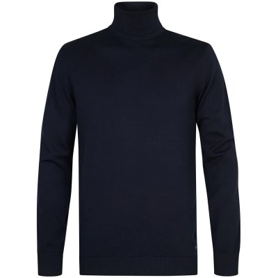 блуза,мъжки,пуловери,дамски,пуловери,petrol,industries,m,ros,kwc260,high,neck,sweater,blue,(navy,blue)