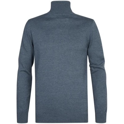 блуза,мъжки,пуловери,дамски,пуловери,petrol,industries,m,ros,kwc260,high,neck,sweater,blue,(storm,blue)
