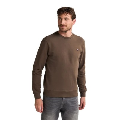 блуза,мъжки,пуловери,petrol,industries,m,ros,swr002,sweatshirt,brown,(mud)