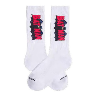 чорапи,мъжки,чорапи,дамски,чорапи,jimmy,lion,athletic,batman,long,socks,white,(white)