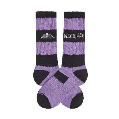 чорапи,мъжки,чорапи,дамски,чорапи,jimmy,lion,athletic,beetlejuice,waves,long,socks,purple,(purple)