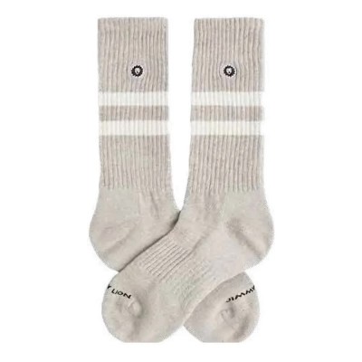 чорапи,мъжки,чорапи,дамски,чорапи,jimmy,lion,athletic,essentials,stripes,crew,socks,grey,(grey)