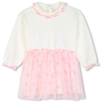 рокля,дамски,поли,и,рокли,billieblush,u22238,3,4,sleeve,dress,pink,(marfil)