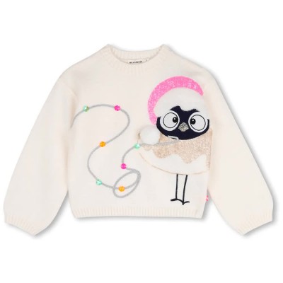 блуза,мъжки,пуловери,дамски,пуловери,billieblush,u22471,sweater,white,(marfil)