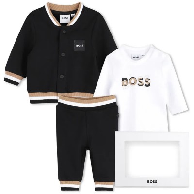 детски,екипи,детски,облекла,за,момчета,boss,j53305,set,white,black,(black)
