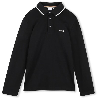 дамски,блузи,с,яка,мъжки,блузи,с,яка,boss,j53376,long,sleeve,polo,black,(black)