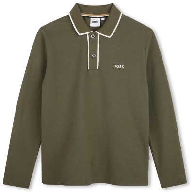 дамски,блузи,с,яка,мъжки,блузи,с,яка,boss,j53379,long,sleeve,polo,green,(olive,night)