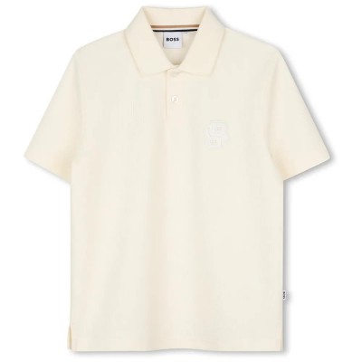 дамски,блузи,с,яка,мъжки,блузи,с,яка,boss,j53380,short,sleeve,polo,beige,(marfil)