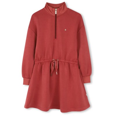 рокля,дамски,поли,и,рокли,boss,j53444,long,sleeve,dress,red,(bordeaux)