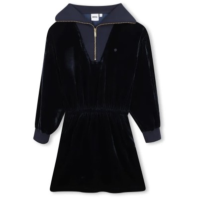 рокля,дамски,поли,и,рокли,boss,j53445,long,sleeve,dress,blue,(marine)
