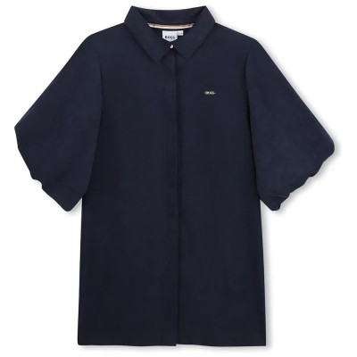 рокля,дамски,поли,и,рокли,boss,j53467,short,sleeve,dress,blue,(marine)