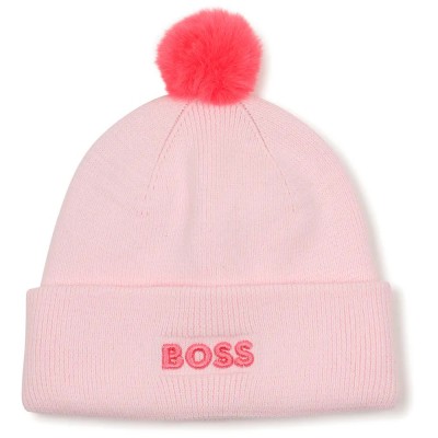 юношеска,шапка,всички,шапки,boss,j53564,junior,beanie,pink,(bloom,festival)