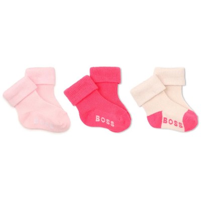 чорапи,мъжки,чорапи,дамски,чорапи,boss,j53565,socks,3,pairs,pink,(gum)