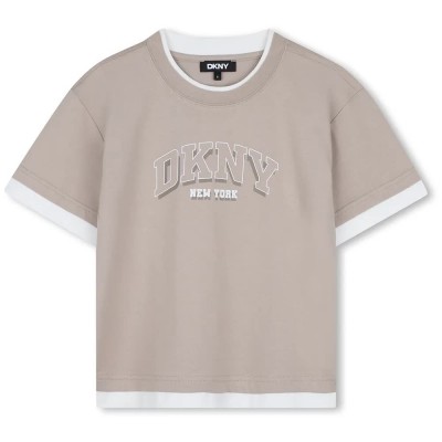 тениска,мъжки,тениски,дамски,тениски,dkny,d62875,short,sleeve,t,shirt,beige,(dark,beige)