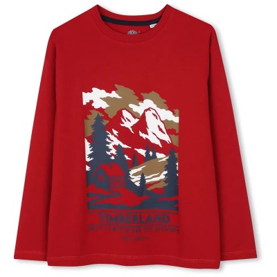 тениска,мъжки,тениски,дамски,тениски,timberland,t61055,long,sleeve,t,shirt,red,(red)