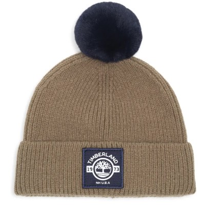 юношеска,шапка,всички,шапки,timberland,t61095,junior,beanie,brown,(kaki)