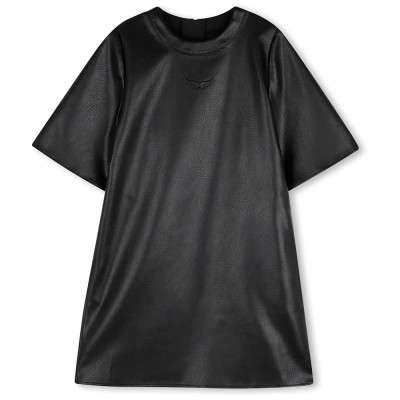 рокля,дамски,поли,и,рокли,zadig,&,voltaire,x60891,short,sleeve,dress,black,(black)