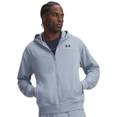 блуза,мъжки,пуловери,under,armour,rival,lightweight,full,zip,sweatshirt,blue,(blue,black)