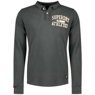 дамски,блузи,с,яка,мъжки,блузи,с,яка,superdry,vintage,athletic,long,sleeve,polo,refurbished,grey,(dark,shadow,grey)