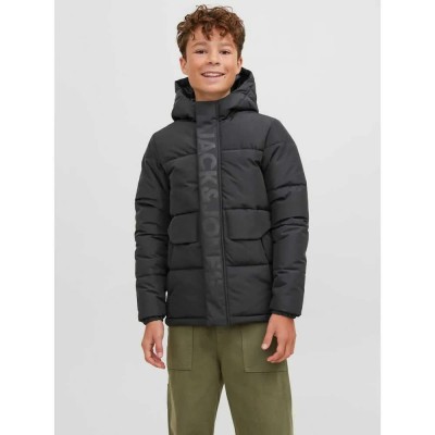 яке,мъжки,якета,дамски,якета,и,палта,jack,&,jones,speed,puffer,jacket,refurbished,black,(black,detail,tone,in,tone,logo,chest)
