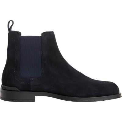 дамски,боти,мъжки,боти,tommy,hilfiger,corporate,suede,chelsea,booties,refurbished,blue,(desert,sky)