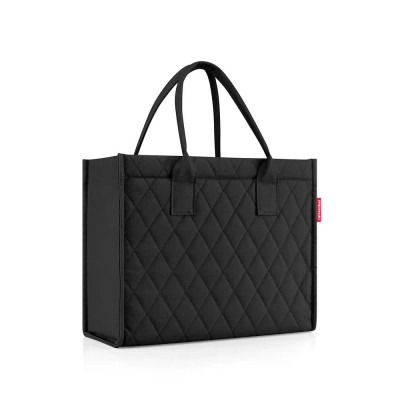пазарска,чанта,всички,чанти,reisenthel,daily,shopper,shopper,bag,refurbished,black,(rhombus,black)