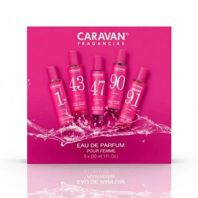дамски,парфюми,caravan,discovery,5,set,30ml,eau,de,parfum,pink,(multicolor)