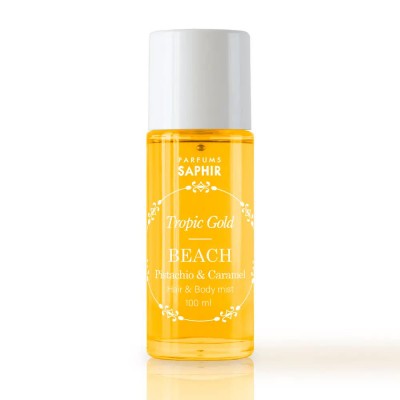 хигиена,тяло,saphir,beach,pistachio&caramel,mist,100ml,yellow,(multicolor)