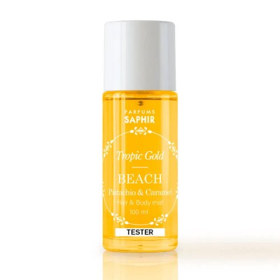 хигиена,тяло,saphir,beach,pistachio&caramel,tester,mist,100ml,yellow,(multicolor)
