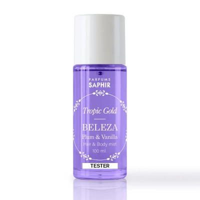 хигиена,тяло,saphir,beleza,plum&vanilla,tester,mist,100ml,purple,(multicolor)