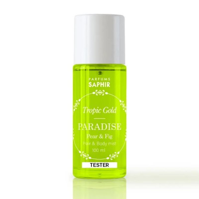 хигиена,тяло,saphir,paradise,pear&fig,tester,mist,100ml,green,(multicolor)