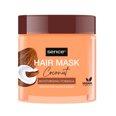 хигиена,коса,sence,coconut,hair,mask,500ml,clear,(multicolor)