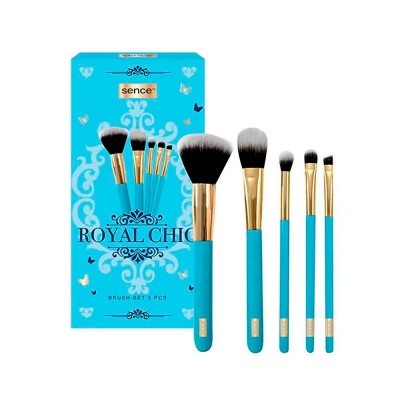 специфични,козметични,продукти,sence,makeup,brush,set,5,pieces,golden,(blue)