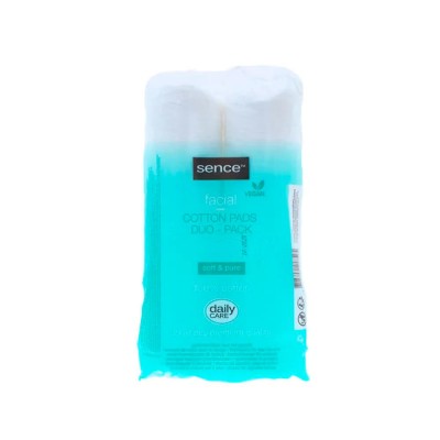 козметика,за,почистване,sence,makeup,remover,pads,2x70,units,blue,(white)