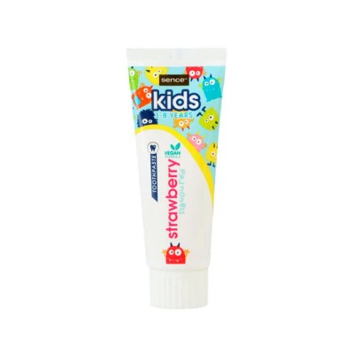 хигиена,тяло,sence,strawberry,children´s,toothpaste,75ml,white,(multicolor)