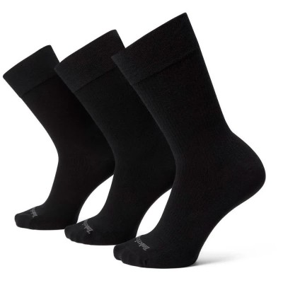 чорапи,мъжки,чорапи,дамски,чорапи,timberland,chesapeake,crew,socks,3,pairs,black,(black)