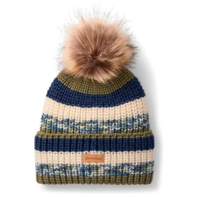 шапка,всички,шапки,timberland,chunky,knit,pom,beanie,multicolor,(deep,lichen,green)