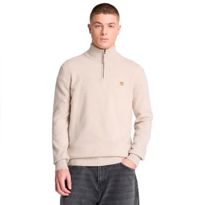 блуза,мъжки,пуловери,дамски,пуловери,timberland,cohas,brook,merino,1,4,zip,sweater,beige,(light,oatmeal,heather)